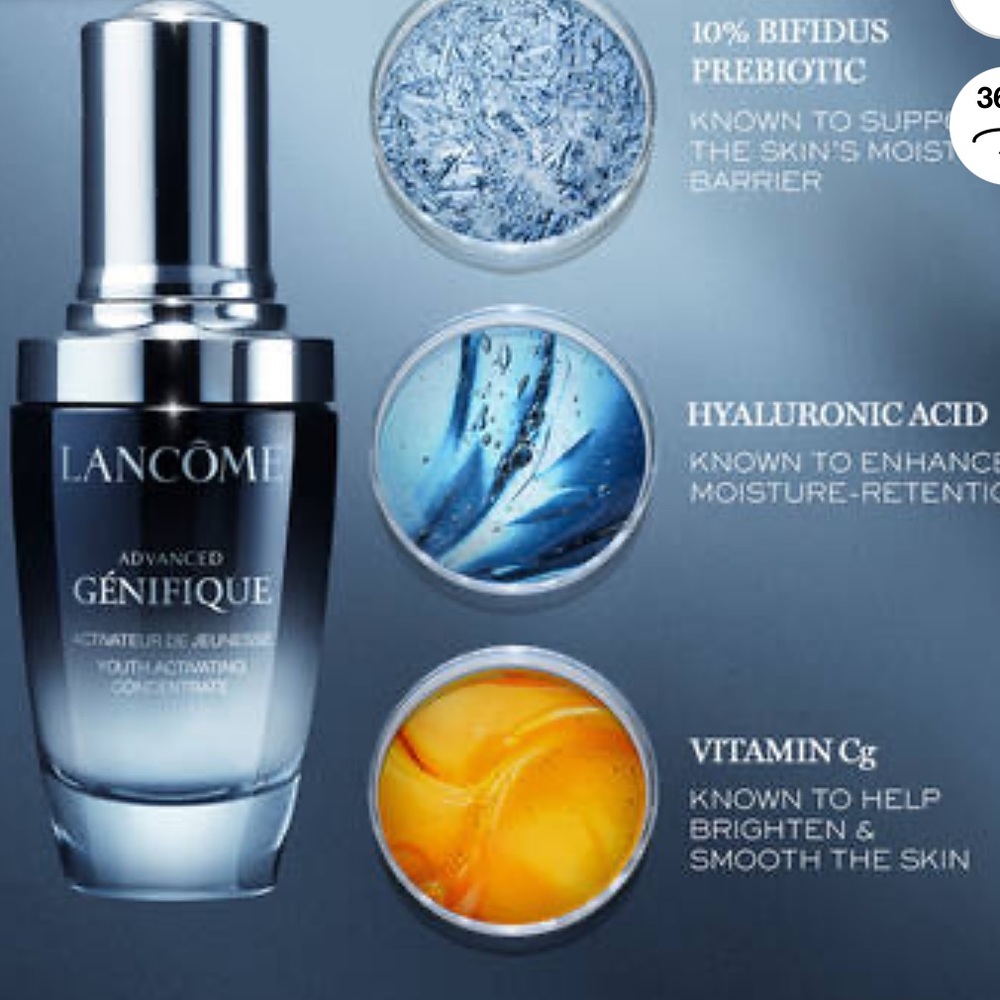 NEW  Lancome!!! ADVANCED GÉNIFIQUE FACE SERUM
RADIANCE BOOSTING